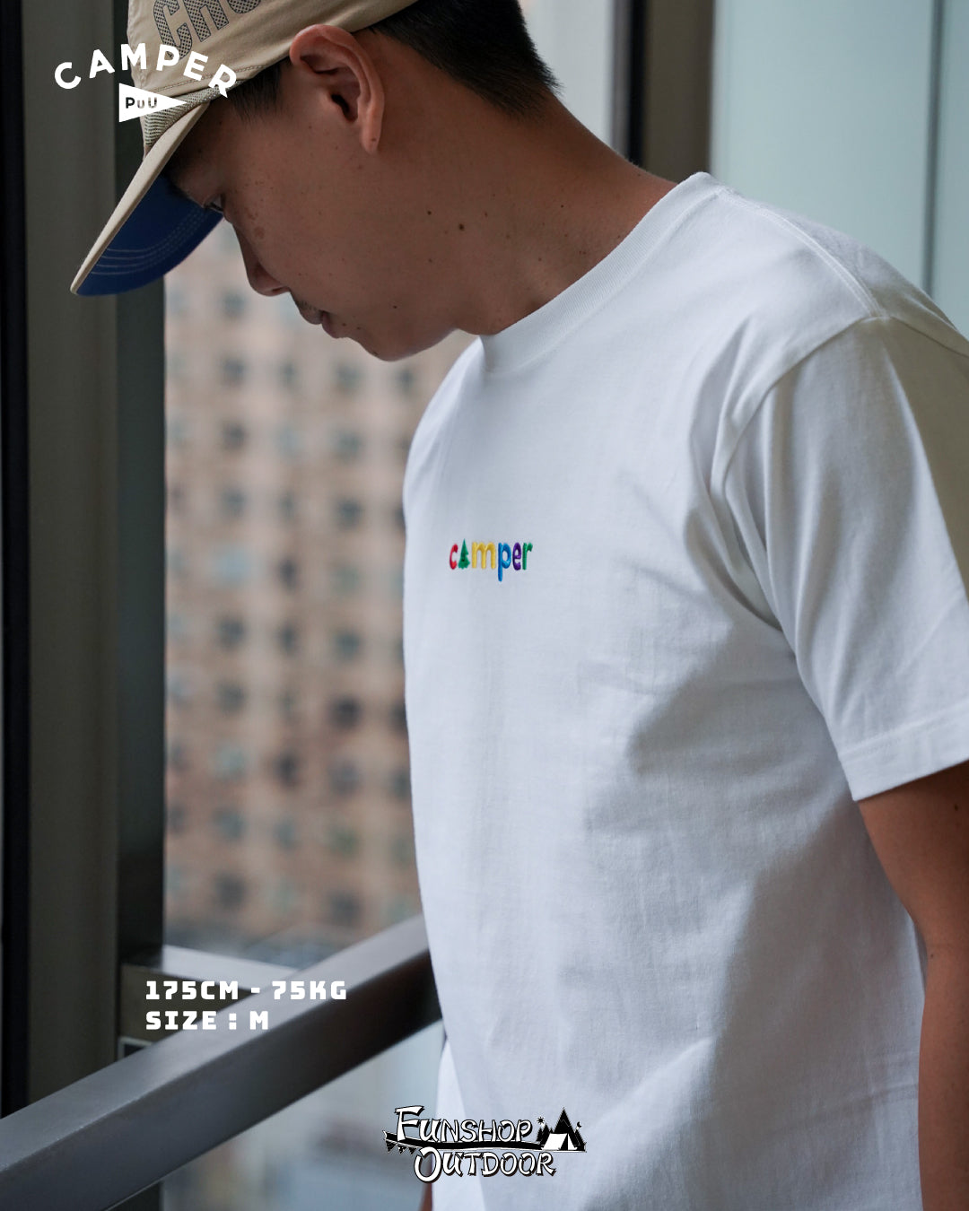 Camper Puu Rainbow Embroidered T Shirt T恤