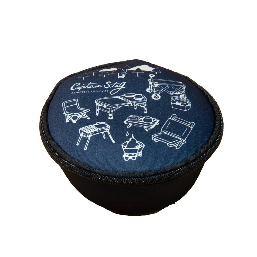 captain-stag-poly-cup-cover-navy-sierra提耳碗收納袋-uh-3020的第1張產品相片