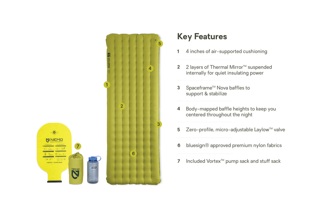 Nemo Eclipse All-Season Lightweight Insulated Sleeping Pad