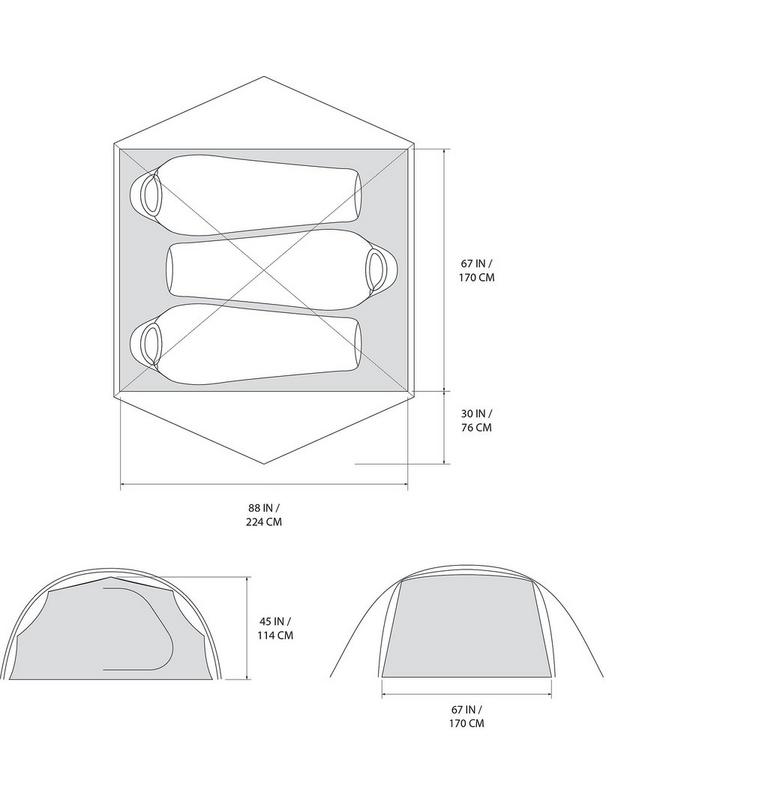 Mountain Hardwear Meridian 3 Tent S23 帳篷