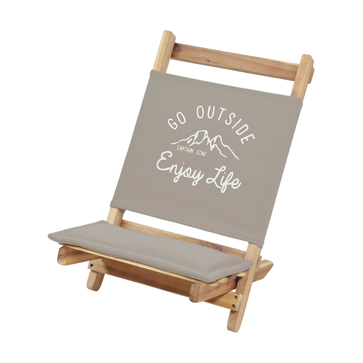 Captain Stag Wooden Low-Style Chair