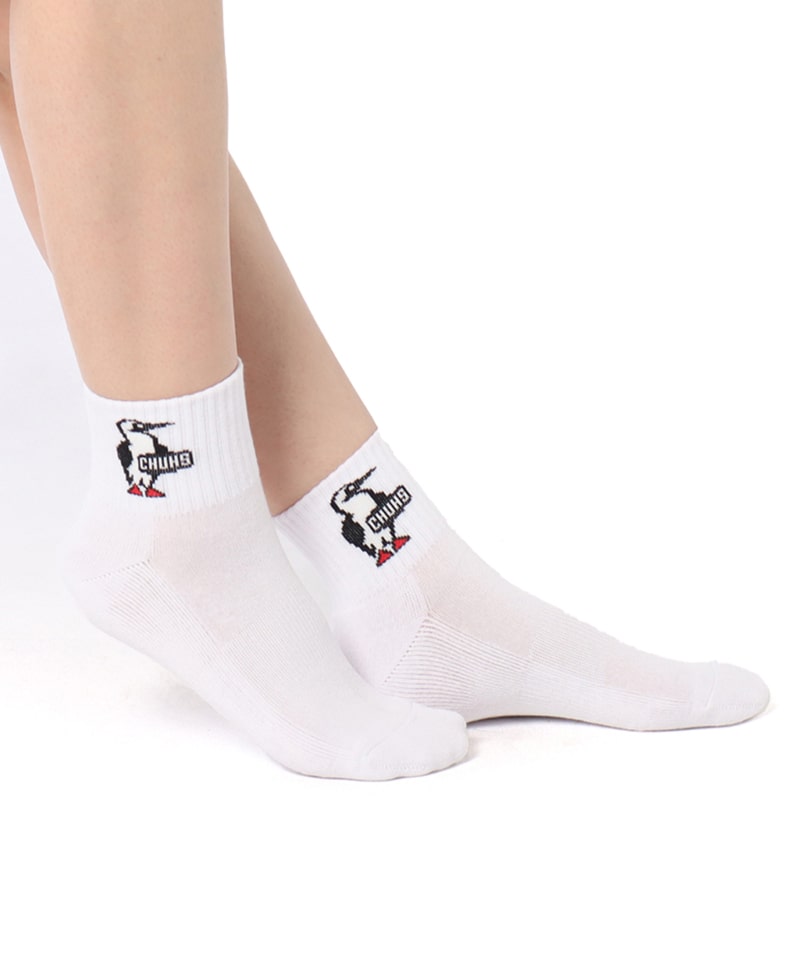 Chums 3P CHUMS Booby Crew Socks 黑白灰長襪 (3對)