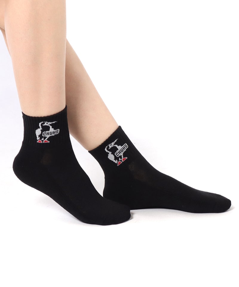 Chums 3P CHUMS Booby Crew Socks 黑白灰長襪 (3對)