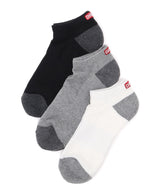 Chums 3P CHUMS Logo Ankle Socks 黑白灰拼色短襪 (3對)