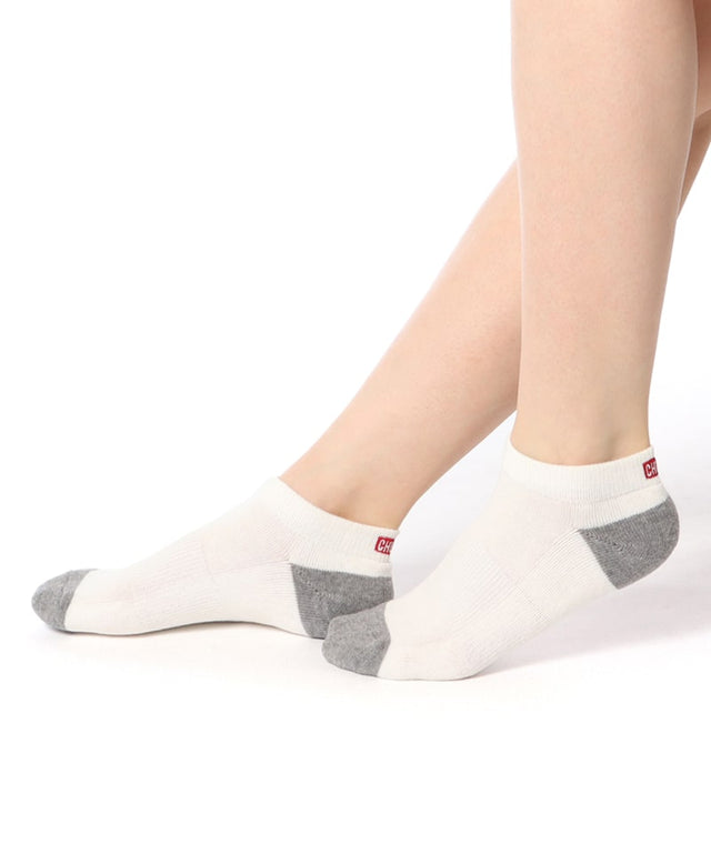Chums 3P CHUMS Logo Ankle Socks 黑白灰拼色短襪 (3對)