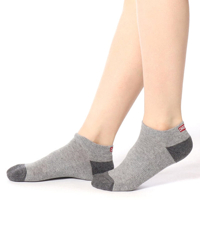 Chums 3P CHUMS Logo Ankle Socks 黑白灰拼色短襪 (3對)