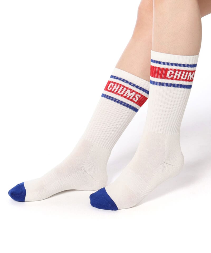 Chums 3P CHUMS Medium Socks 黑綠白長襪 (3對) CH06-1120