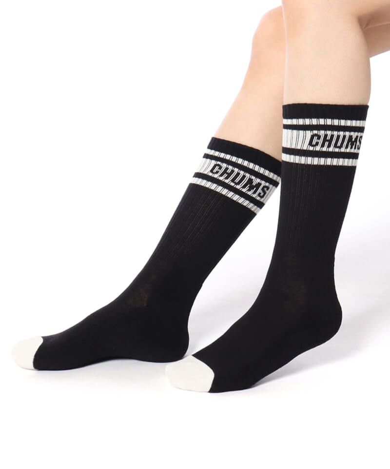 Chums 3P CHUMS Medium Socks 黑綠白長襪 (3對) CH06-1120