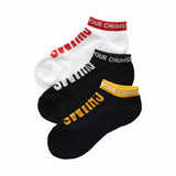 Chums 3P HWYC Ankle Socks 筒邊紅黑黃短襪 (3對) CH06-1118