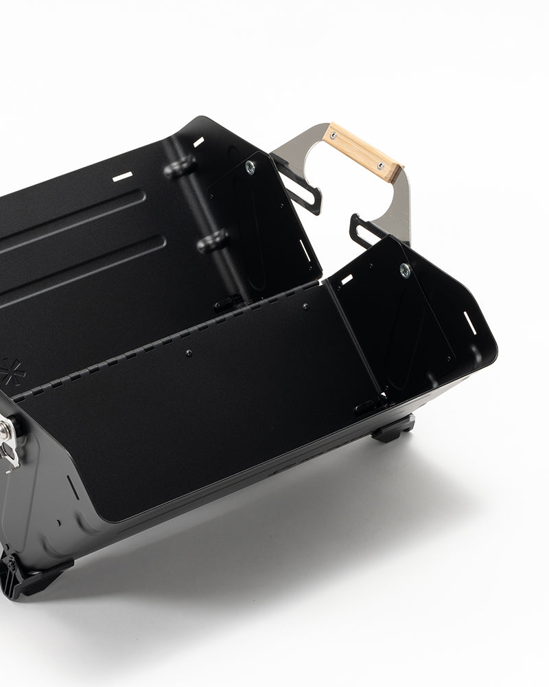 Snow Peak Stacking Shelf Container 25 Black FES-037-BK 黑色收納箱