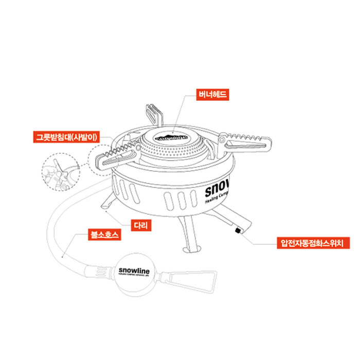 Snowline Fireboom Stove Black