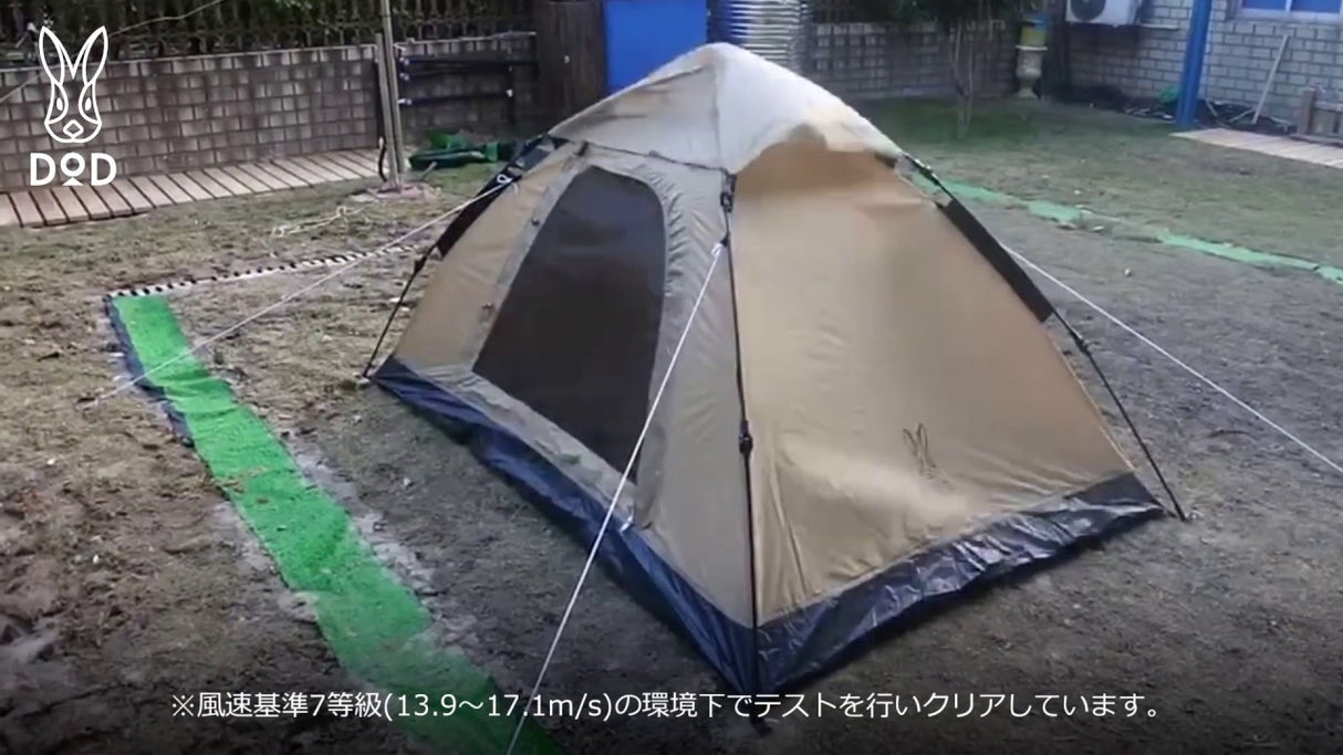 DOD One Touch Tent 二人輕便自動露營帳篷 (2色選擇)