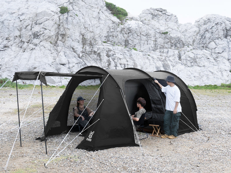 DOD Kamaboko Tent 3(S) 黑色3人隧道露營帳篷T3-688-BK – Funshop