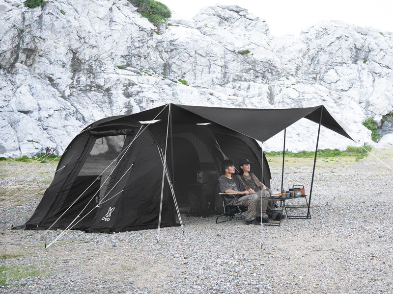 DOD Kamaboko Tent 3(S) 黑色3人隧道露營帳篷T3-688-BK – Funshop