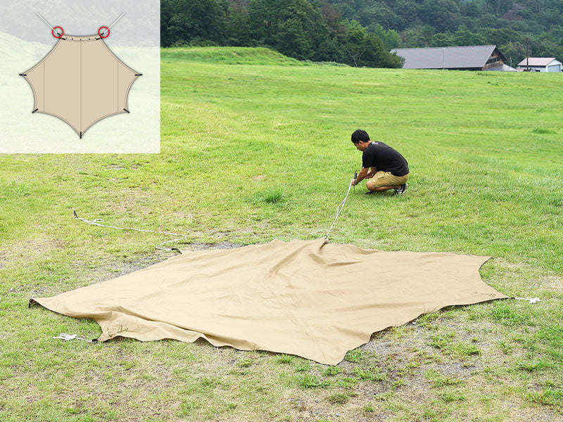 DOD Beetle Tarp 帳篷連接天幕tt5-655-tn - 日本DOD香港區代理