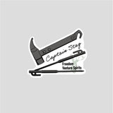 Captain Stag PVC Sticker 73x60mm 貼紙 UM-1593