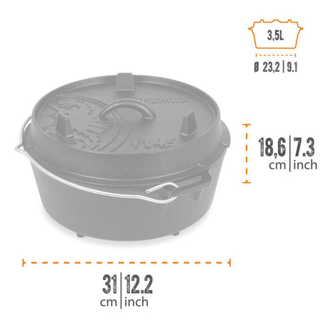 Petromax Dutch Oven 鑄鐵鍋