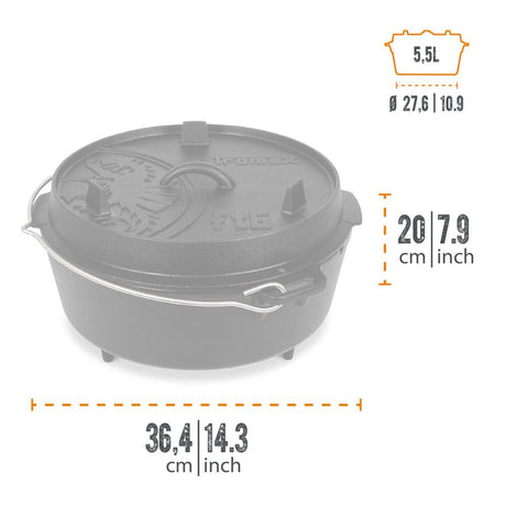 Petromax Dutch Oven 鑄鐵鍋