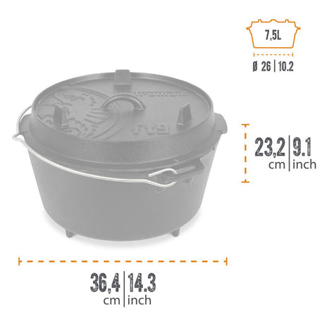 Petromax Dutch Oven 鑄鐵鍋