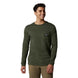 Mountain Hardwear Logo Label Long Sleeve Pocket T OM9700