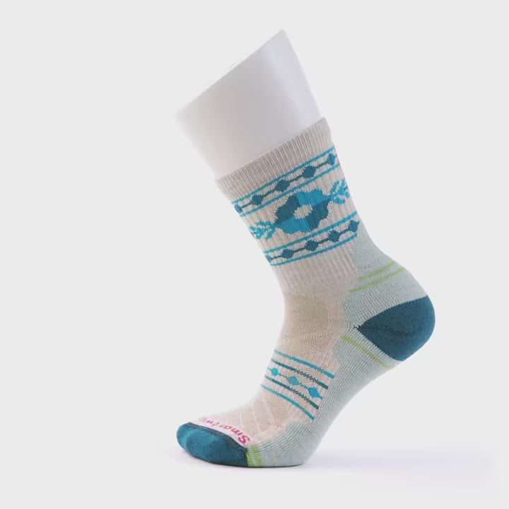 Smartwool W Hike Light Cushion Retro Floral Mid Crew 02689