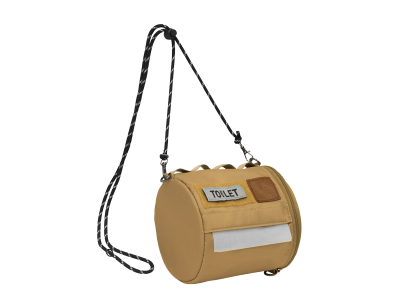 DOD Toilet Paper Bag RC1-886-TN 紙巾露營收納袋 (卡其色)