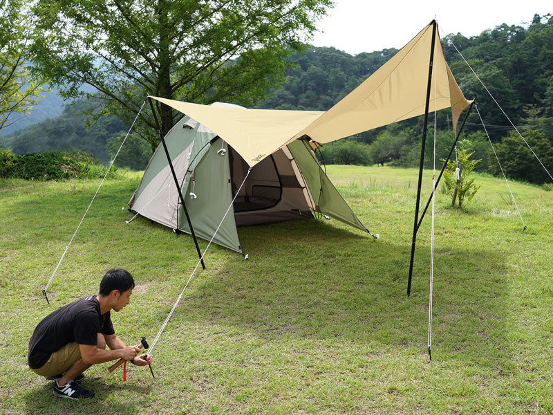 DOD Beetle Tarp 帳篷連接天幕tt5-655-tn - 日本DOD香港區代理Funshop Outdoor  露營戶外裝備網店旺角登打士街門市- 香港Camping用品專門店- 露營用品