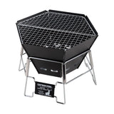 captain-stag-s-s-grill-hexagon-m-六角形不銹鋼燒烤爐-ug-0070的第1張產品相片