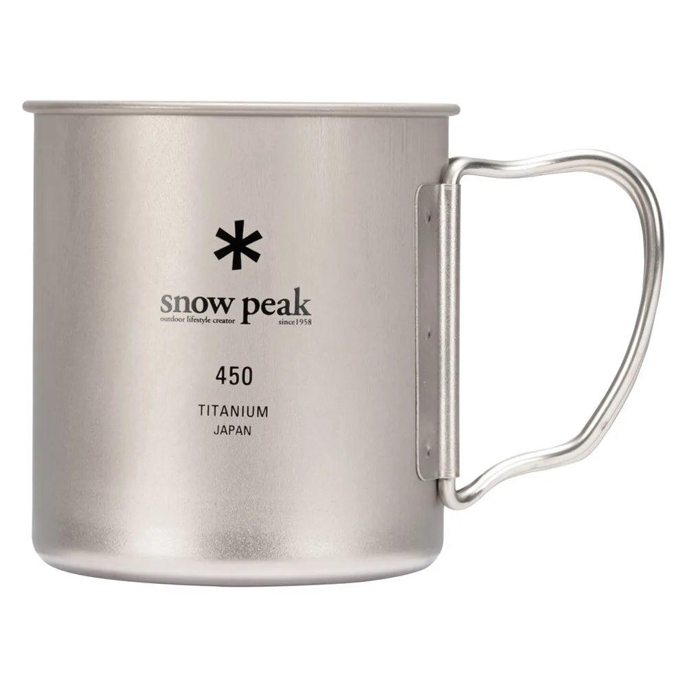 Snow Peak Titanium Single Wall Mug 450ml 鈦金屬單層杯MG-143